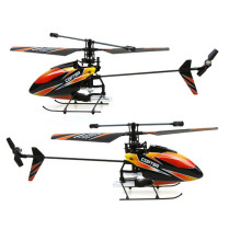 4 channel rc helicopter 2.4G 4CH Single Blade wl toys Gyro RC MINI Outdoor r/c copter With LCD and 2 Batteries v911 helicopter